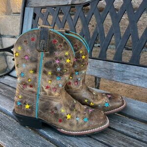 Dan Post Girls' Starlett 8" Star Detail CD. Western youth